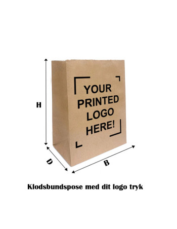 Personalized Printing Paper Bags with Logo 18L.  -  2