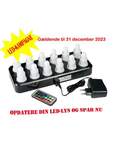 Extra LED lights Duni Set Multicolor 12pc/pack - 