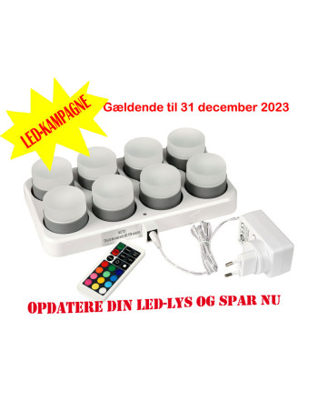 LED Mini lights Duni Multicolors 8pc/pack - 