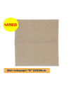 Deli waxpaper Brown small  25X26cm 500stk/pck - 