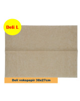 Deli waxpaper Brown medium 38X27cm 500stk/pck - 