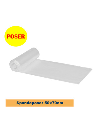 Spandepose klar 50x70cm 7 micron
