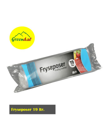Freezer bag 19L 8pc/rl - 