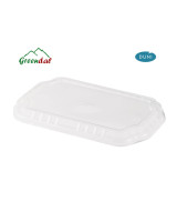 Lid Take-Away 256 x 163 x 12 mm Transparent - 