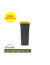 Waste container open lid 20L Green Lid - 