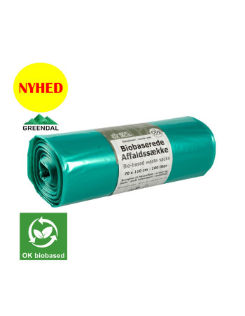 Waste bag Green Lux 70x110cm 10roll/box - 