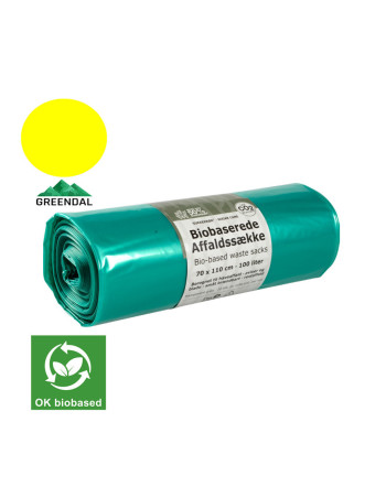 Waste bag Green Lux 70x110cm 10roll/box -  2