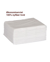 Napkin Finess 33x33cm 1-layer 1/4 fold White 4200pc/box - 