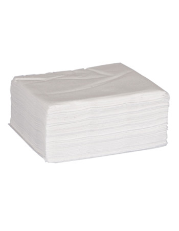 Økonomiserviet 33x33cm 1-lags 1/4 fold Hvid 2