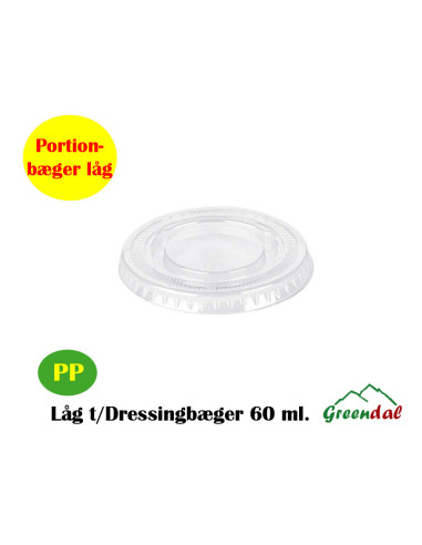 Dressing cup black 60ml 2oz  10x250pc/pac. - 