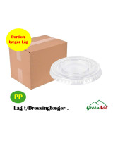 Dressing cup black 60ml 2oz  10x250pc/pac. - 