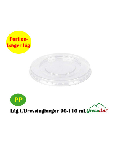 Dressing cup black 90/110ml 3/4oz  10x250pc/pac. - 