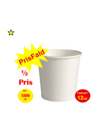 Soup/Deli Bowl White 350ml 20x25pc/box -  2