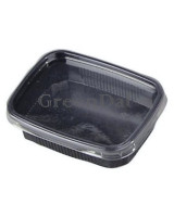 Plastic Tray Mini Black 250ml 100pc/ps - 