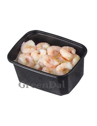 Plastic Tray Mini Black 250ml 100pc/ps - 