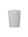 China box wok w/round bottom (26oz) white - 