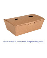 Take away box *0-2 Brown 480, 400,400pc/box - 