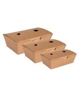 Take away box *0-2 Brown 480, 400,400pc/box - 