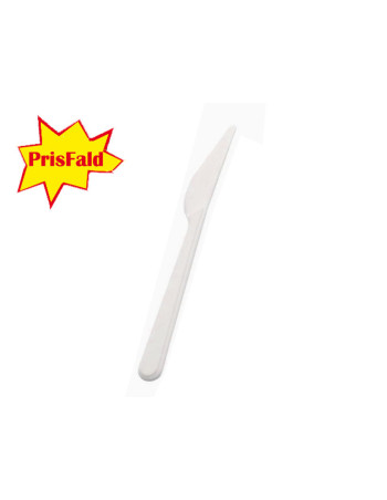 Multi-aisle cutlery white PP 10x100pc/pack -  2