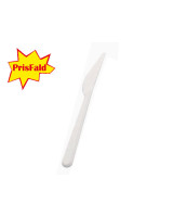 Multi-aisle cutlery white PP 10x100pc/pack - 