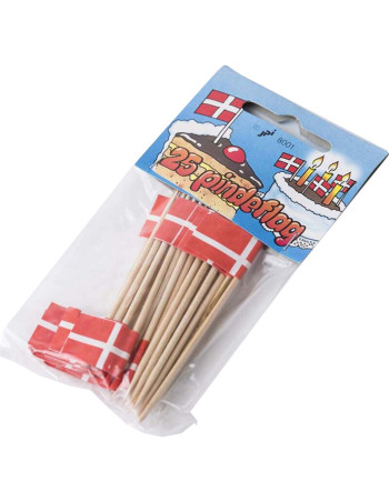 Flag Kransekage eller Cocktail m/pinde 25stk/pak 2