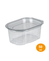 Dressing cup ready 50ml RPET w.h. lid 1000pc/box - 