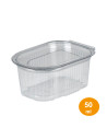 Dressing cup ready 50ml RPET w.h. lid 1000pc/box - 