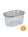 Dressing cup ready 80ml RPET w.h. lid 1000pc/box - 