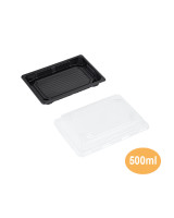 Sushi Tray KN Reckt 500ml 400pc/box - 