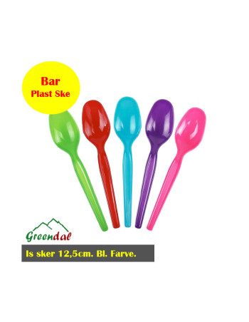 Is Ske PS forskelig Farve 125mm 100stk/pak.