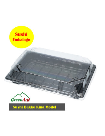 Sushi Tray KN Reckt 800ml 400pc/box -  2