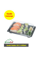 Sushi Tray KN Reckt 400ml 400pc/box - 