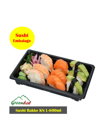 Sushi Bakke med låg Kina model 600ml 2