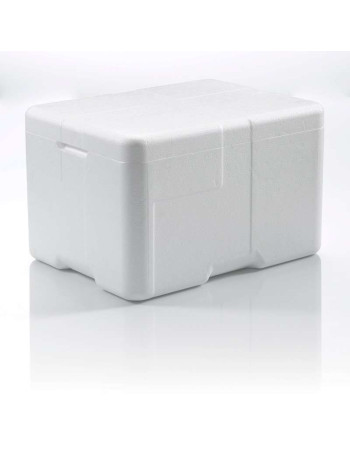 Thermos foam box Coolsafe 2 white 400x300x247mm incl.lid -  2