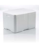 Thermos foam box Coolsafe 2 white 400x300x247mm incl.lid - 