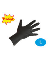 Disposable gloves Nitril Powder-free Black 200pc/pack - 