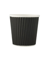 Coffee Cup Ripple Black 230-480ml - 