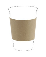 Manchet lille pap Brun sleeve 25cl (8oz) kaffebæger - 