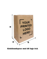 Personalized Printing Paper Bags with Logo 18L.  - 