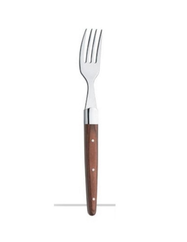 Grillgaffel Amefa Royal 21cm Rustfri stål/Træskaft 6stk/pak - 