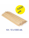 Grillspyd 150mm Ø3mm bambus 10x1000stk/kar - 