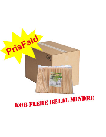 Grill skewers 150mm Ø3mm bamboo 20x250pc/box -  2