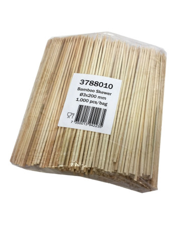 GrillSpyd bamboo 25cm 10x1000pc/box -  2