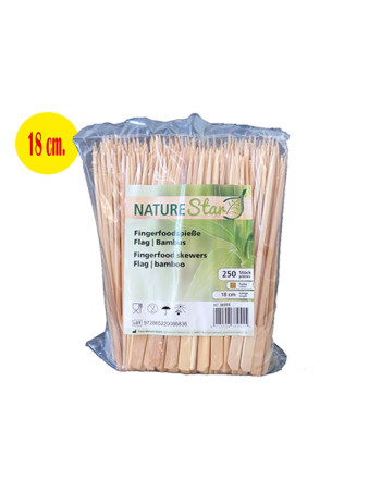 Spear Golf w/handle 18cm bamboo 12x250pc/box -  2