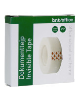 Dokumenttape bnt/office usynlig 19mmx33m 1