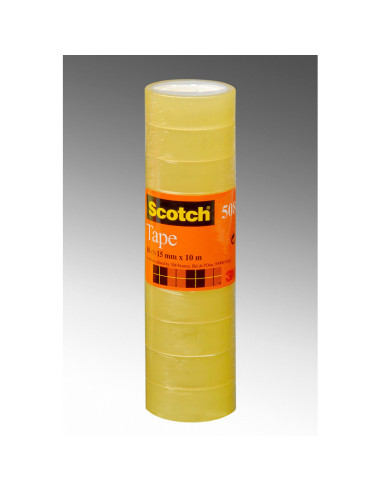Tape Scotch office tape 508 transparent 15mmx33m 10pc/pak - 