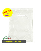 Fruit bag 4kg HDPE white   10x100pcs/box - 