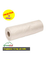 Fruit bag 12 l klar HDPE/virgin 34x49cm 200 stk/rl. - 