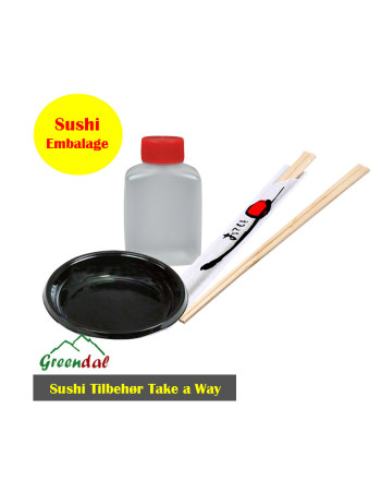 Soy/Dip bowl black (Demotray) 25x200pc/box -  2