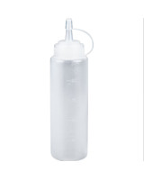 Plastic bottle for dressing 24cl transparent - 